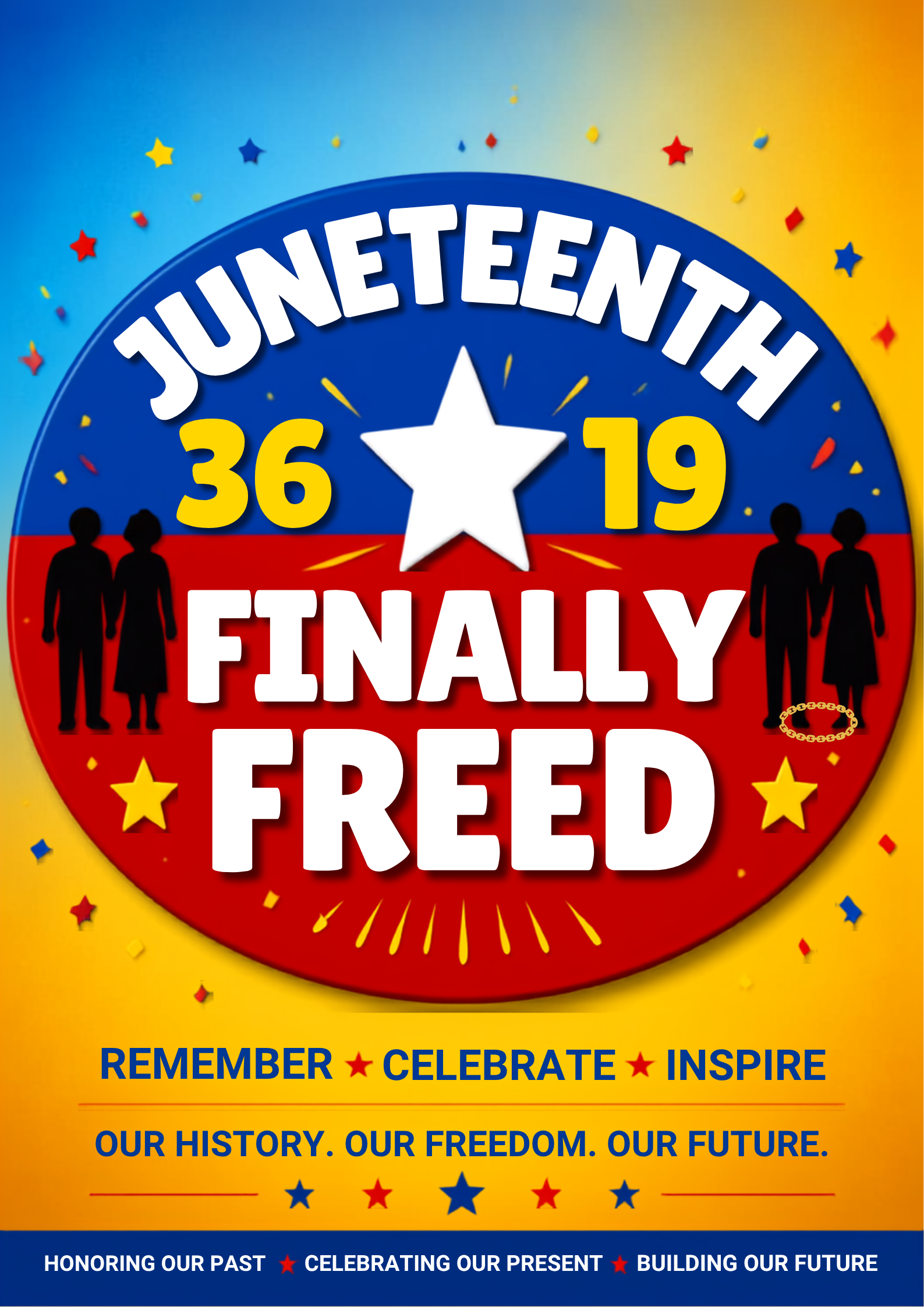 Juneteenth Digital Wall Poster