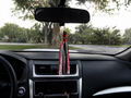 Black, Red and White Tassel