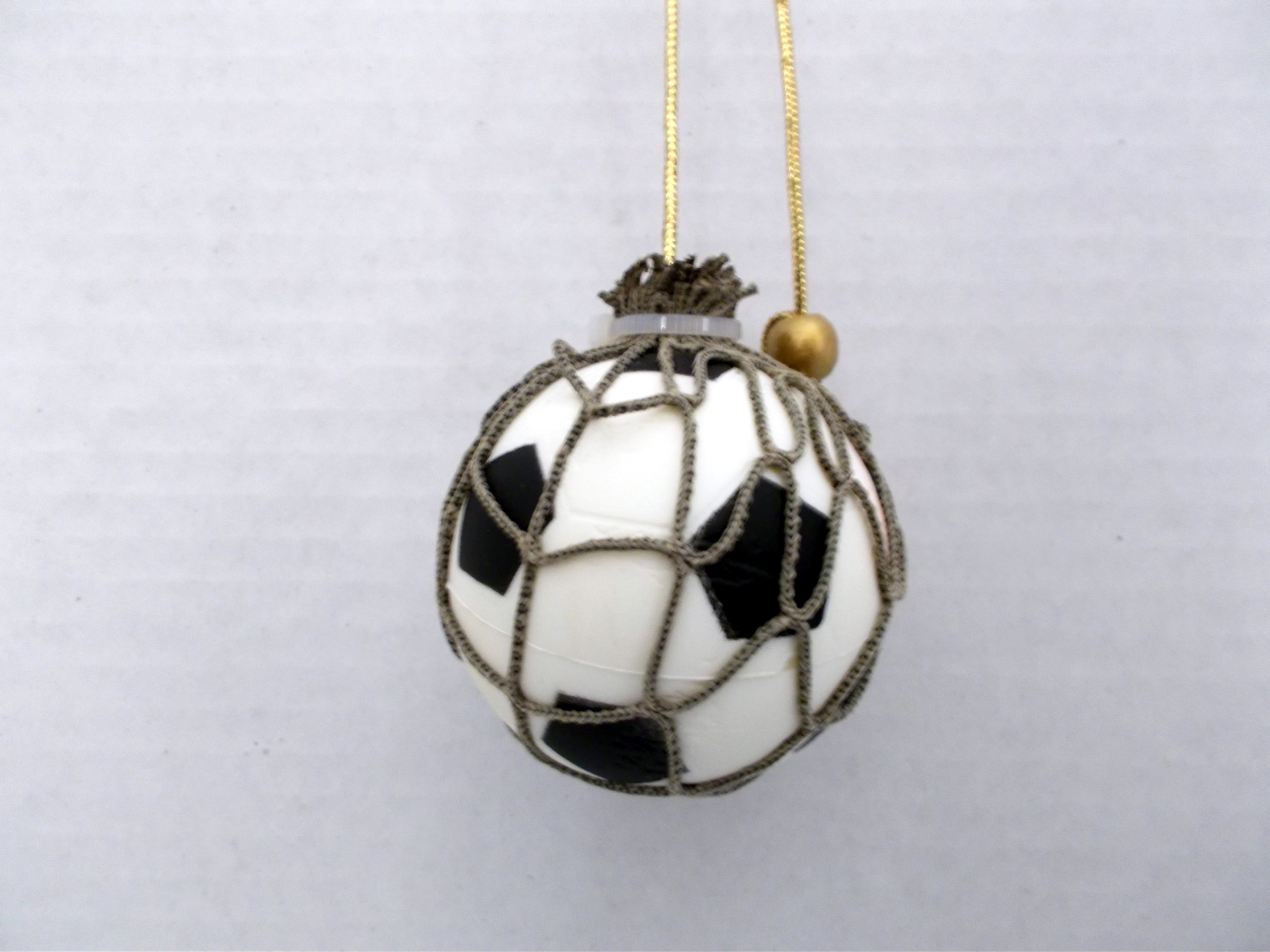 Miniature Soccer Ball with Car Hanger and Net