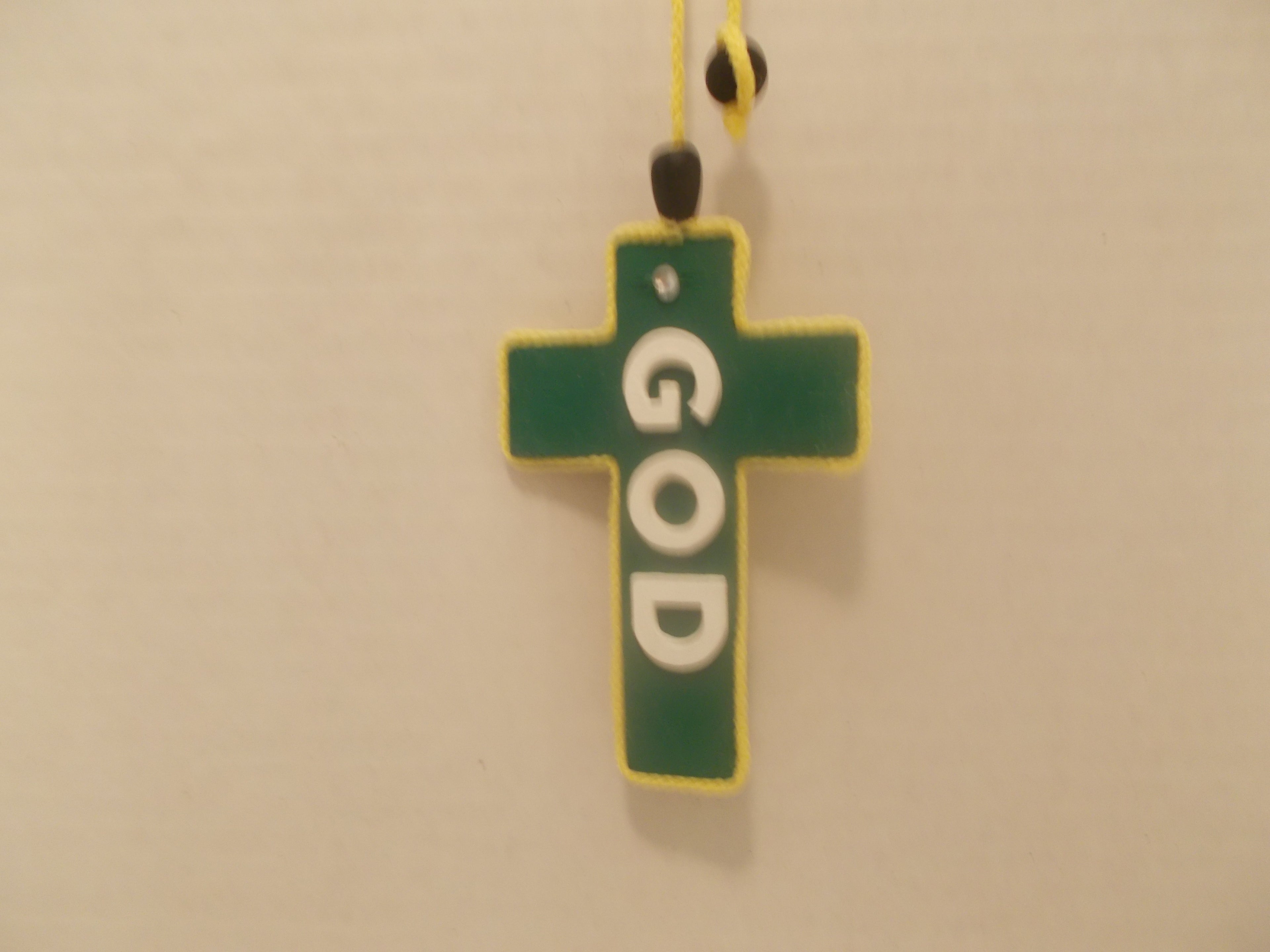 Hope, Faith and Love Cross Hanger Design