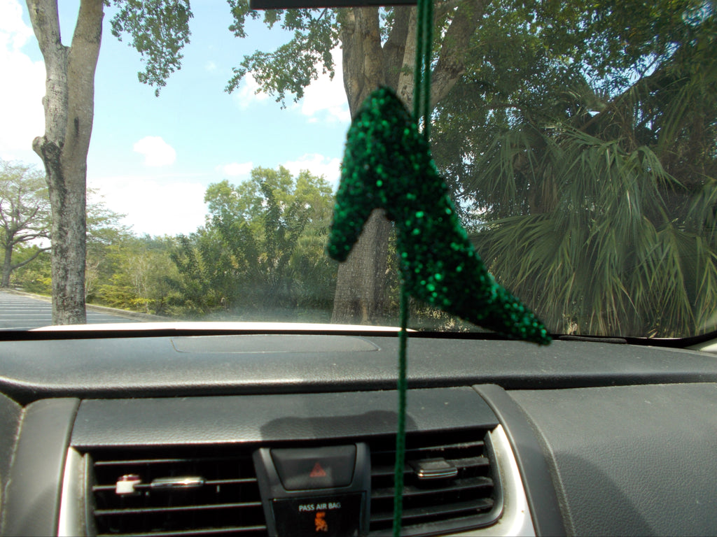 Miniature Doll-Size High Heel Shoes Rearview Mirror Hanger