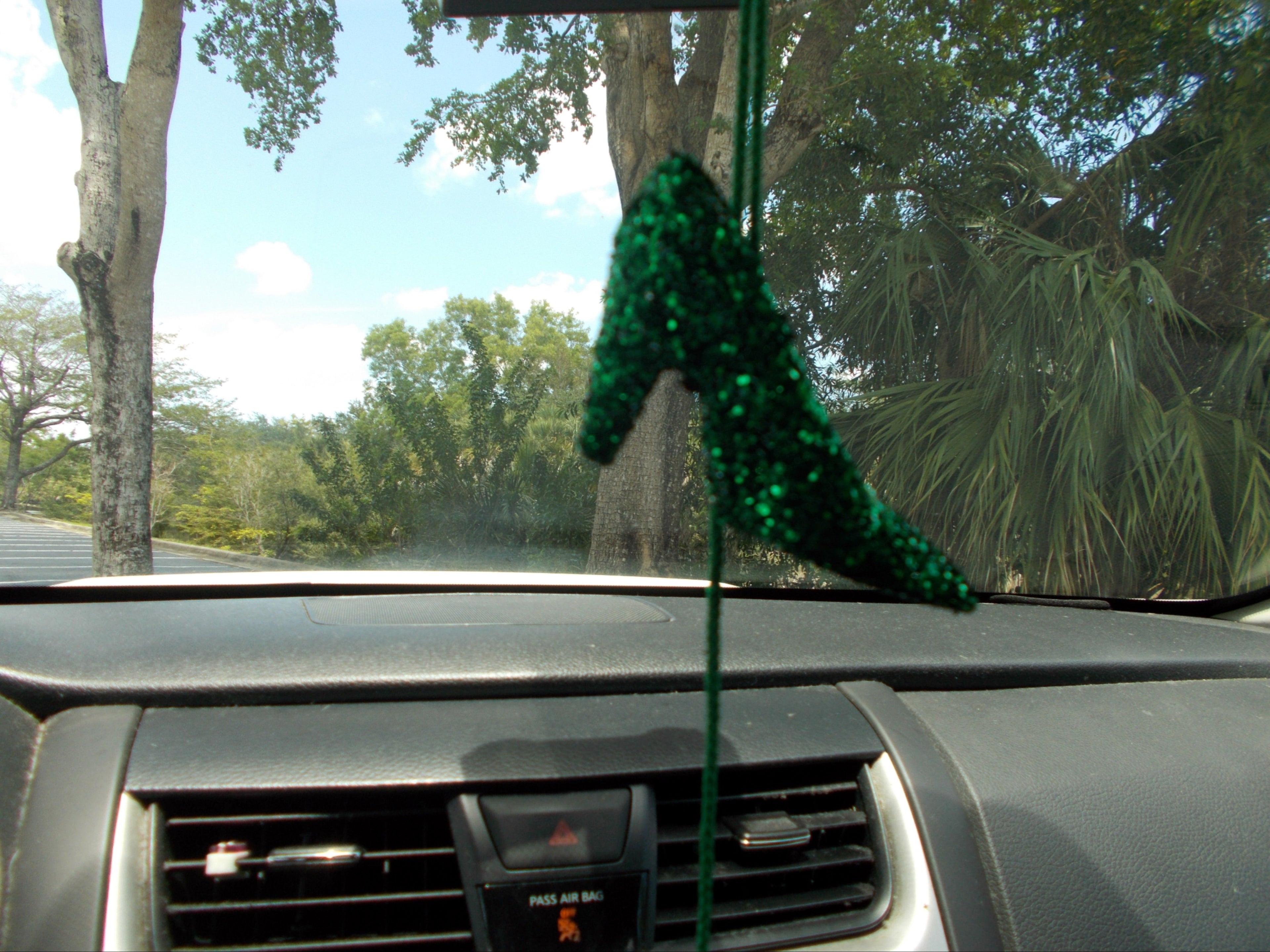 Miniature Doll-Size High Heel Shoes Rearview Mirror Hanger