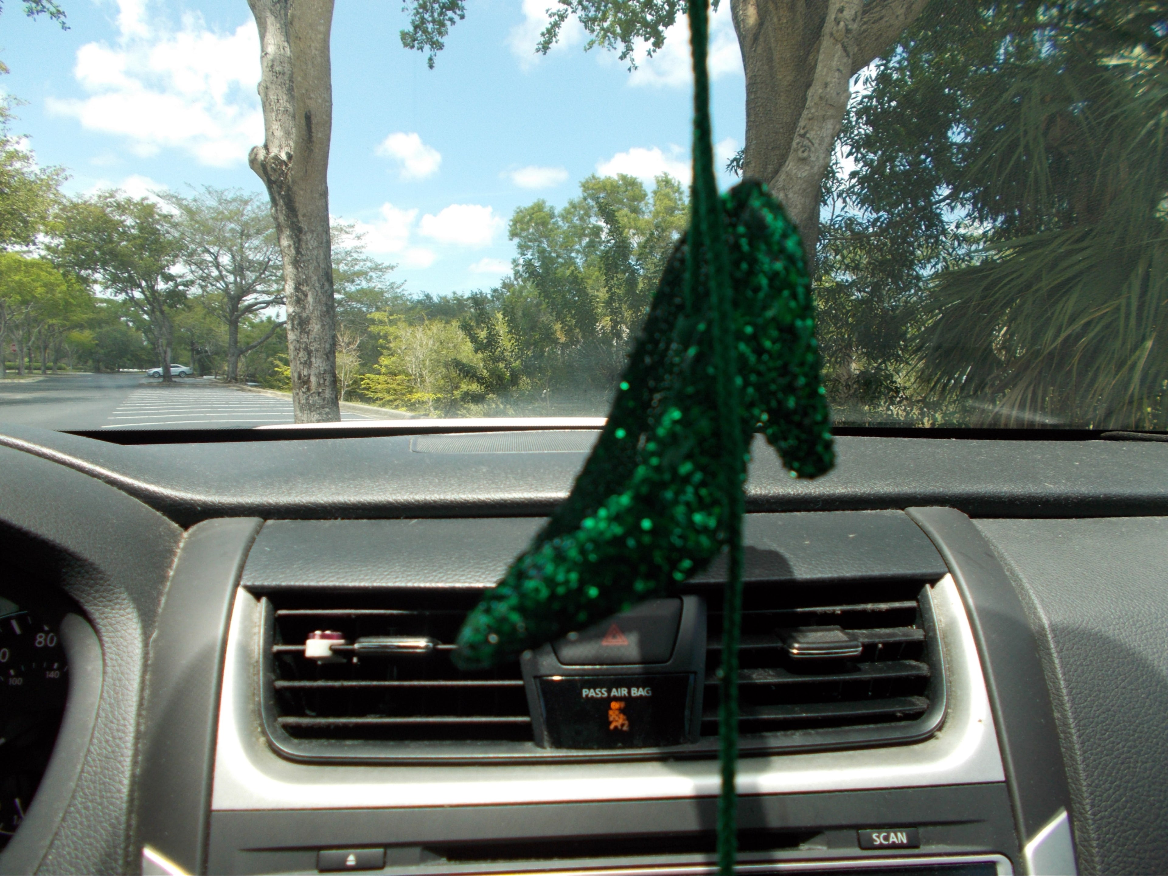 Miniature Doll-Size High Heel Shoes Rearview Mirror Hanger