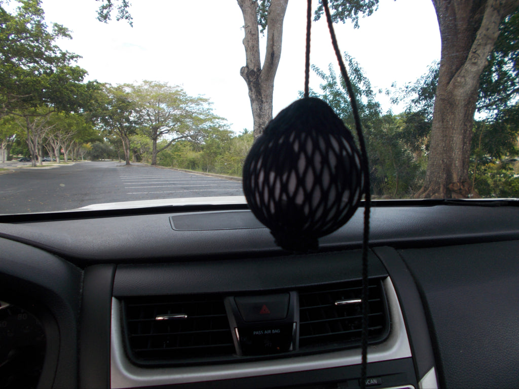Miniature Soccer Ball with Colorful Nylon Netting and Hanger