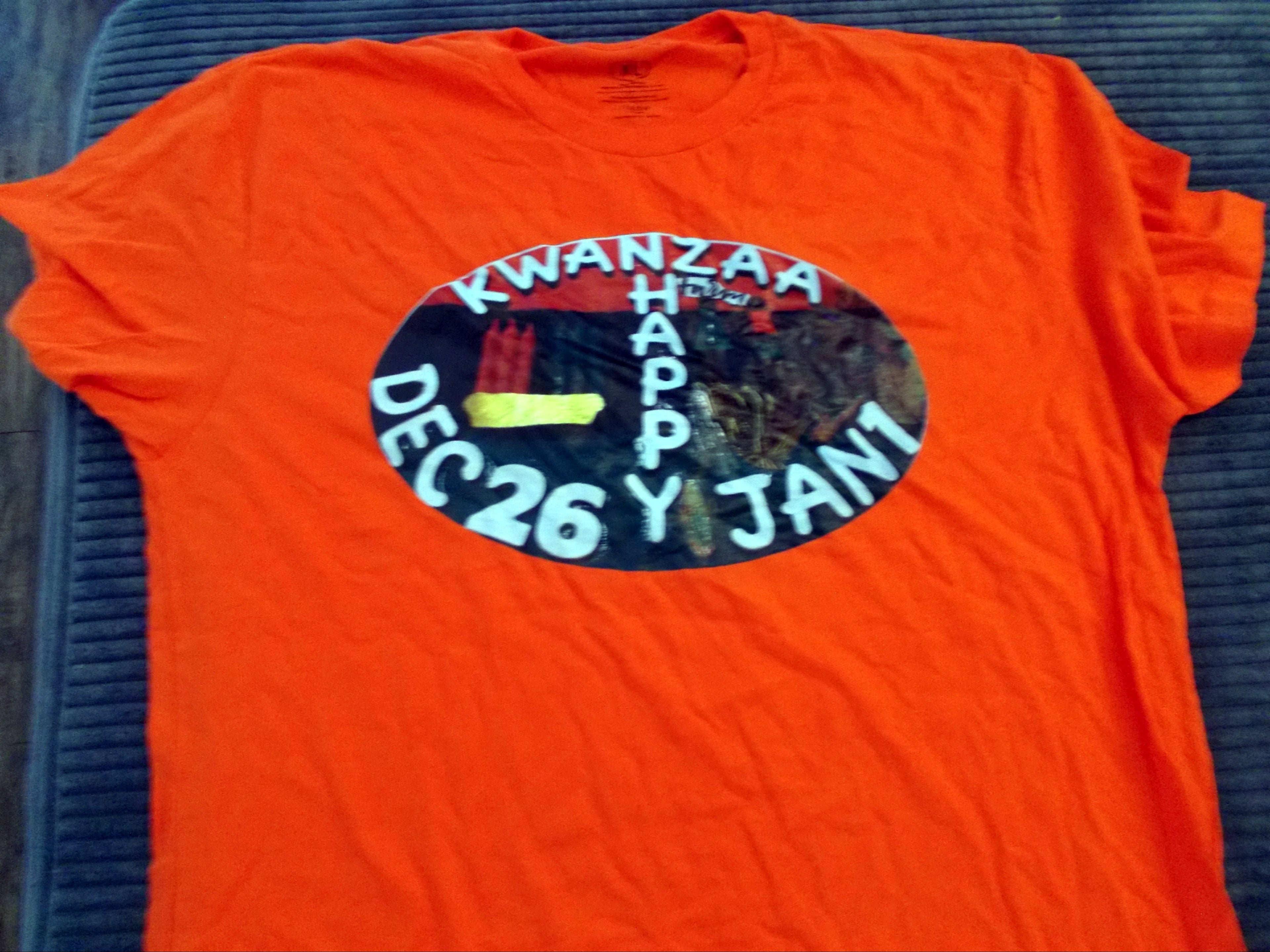The Kwanzaa Holiday Celebration with Oval Design