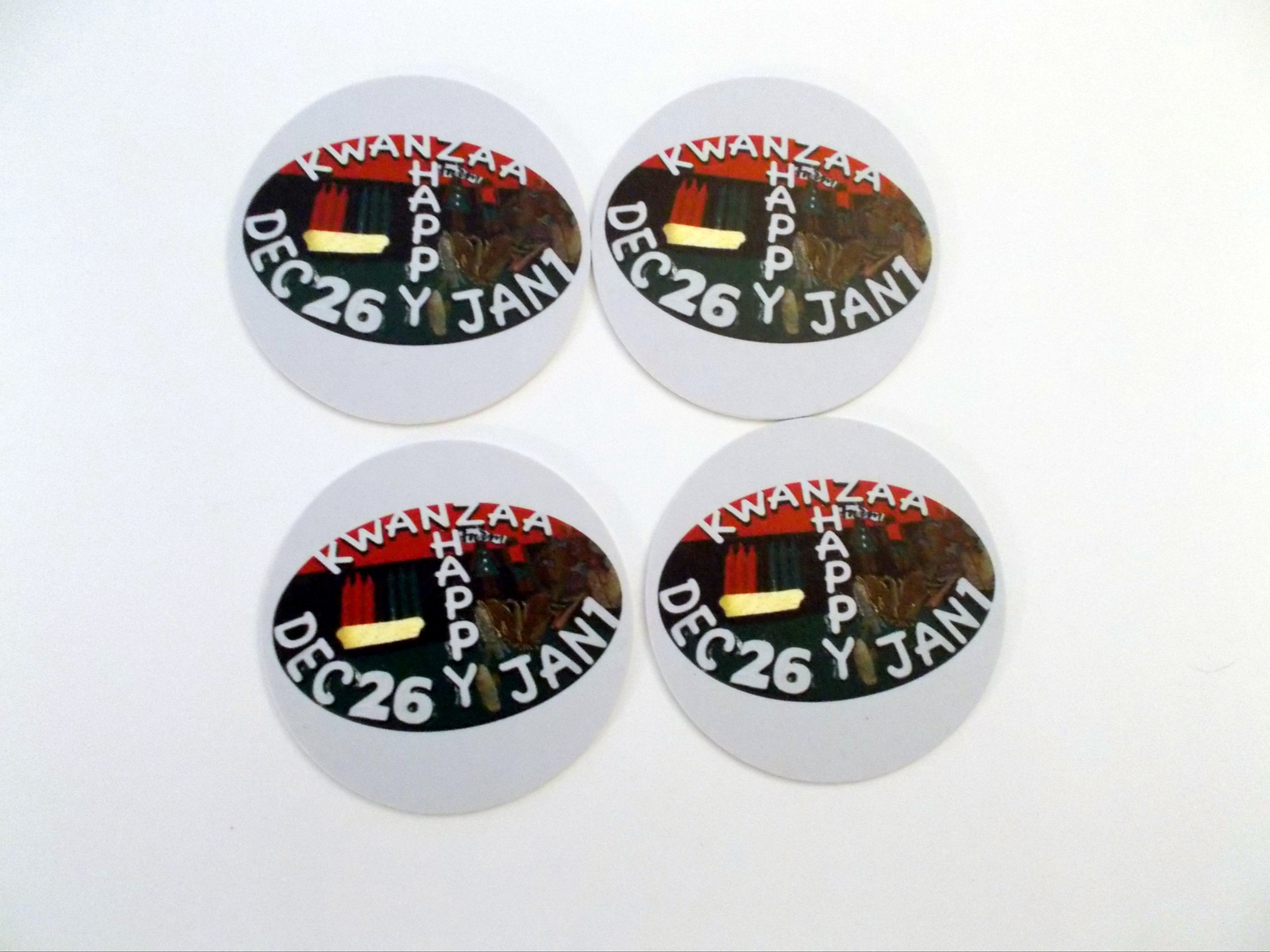 The Kwanzaa Holiday Celebration with Oval Design