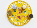 African Sway Drum Beats Coasters