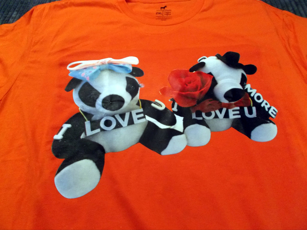 Panda Bear Lovers T-Shirt Illustration