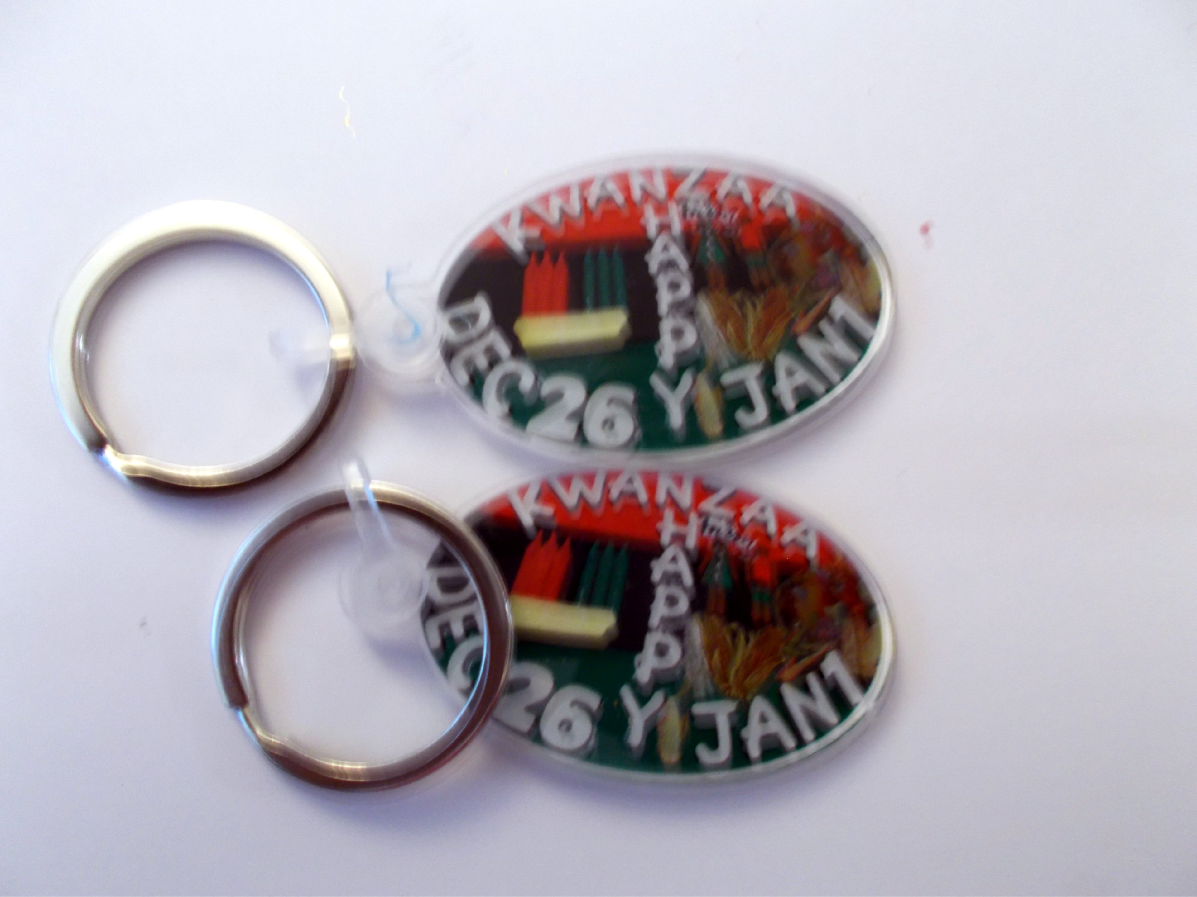 Kwanzaa Key Chain/Charm with Lanyard