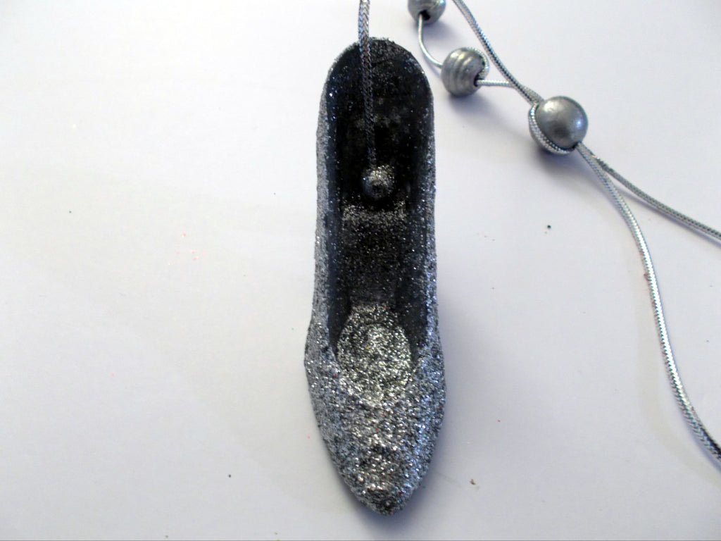 Miniature Doll-Size High Heel Shoes Rearview Mirror Hanger