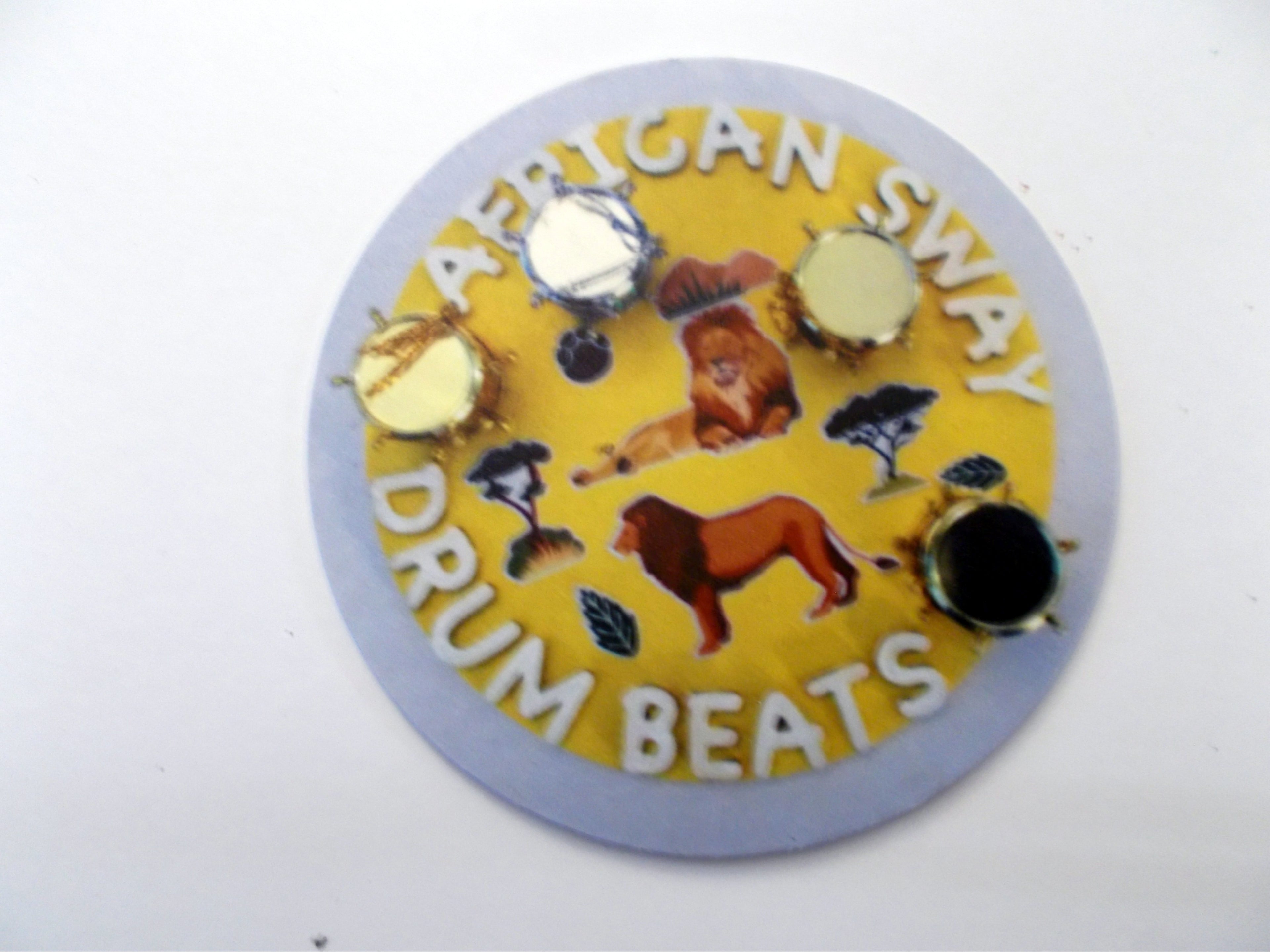 African Sway Drum Beats an Image Tribute