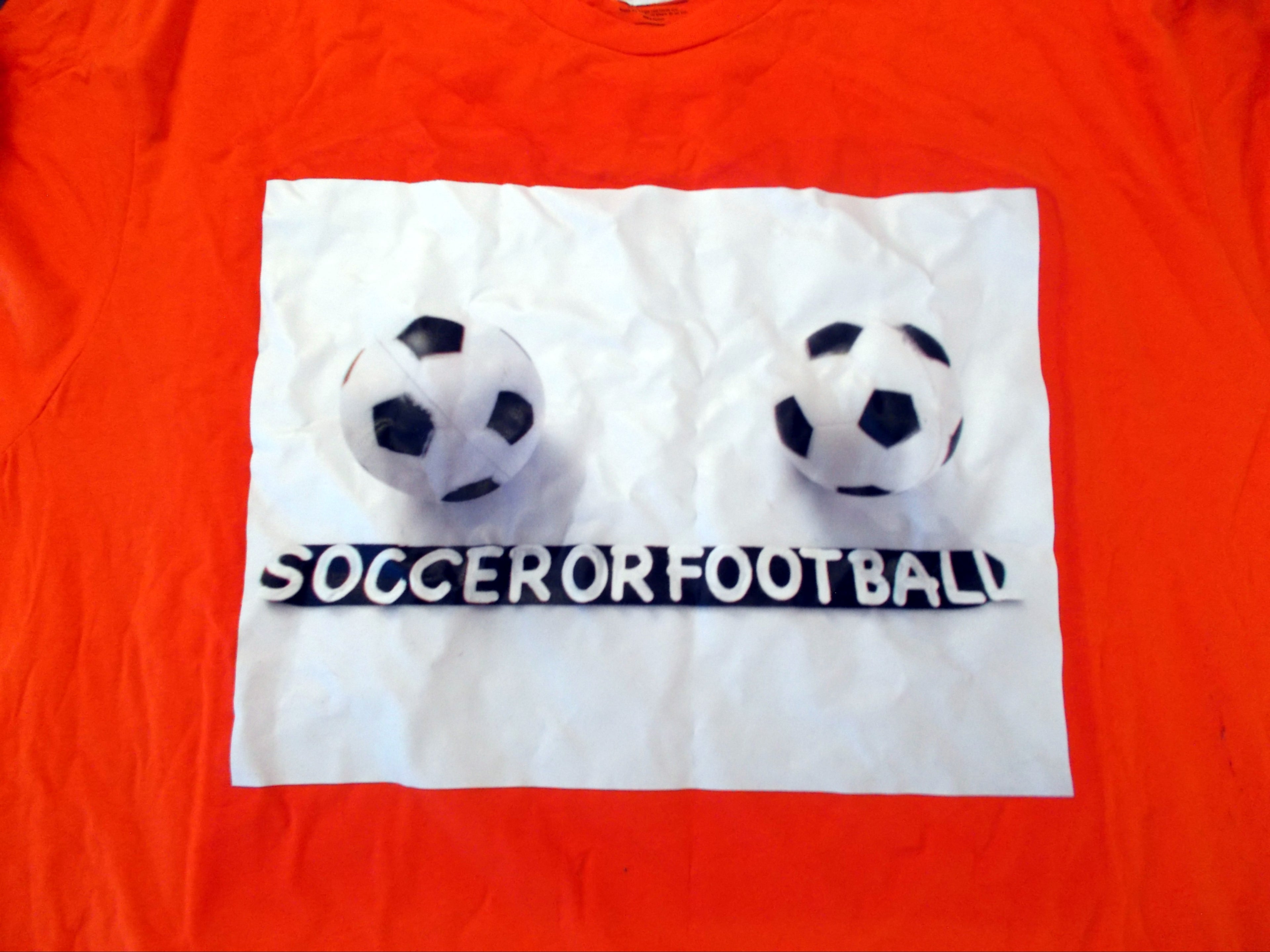 Soccer or Football All in the Name T-Shirt