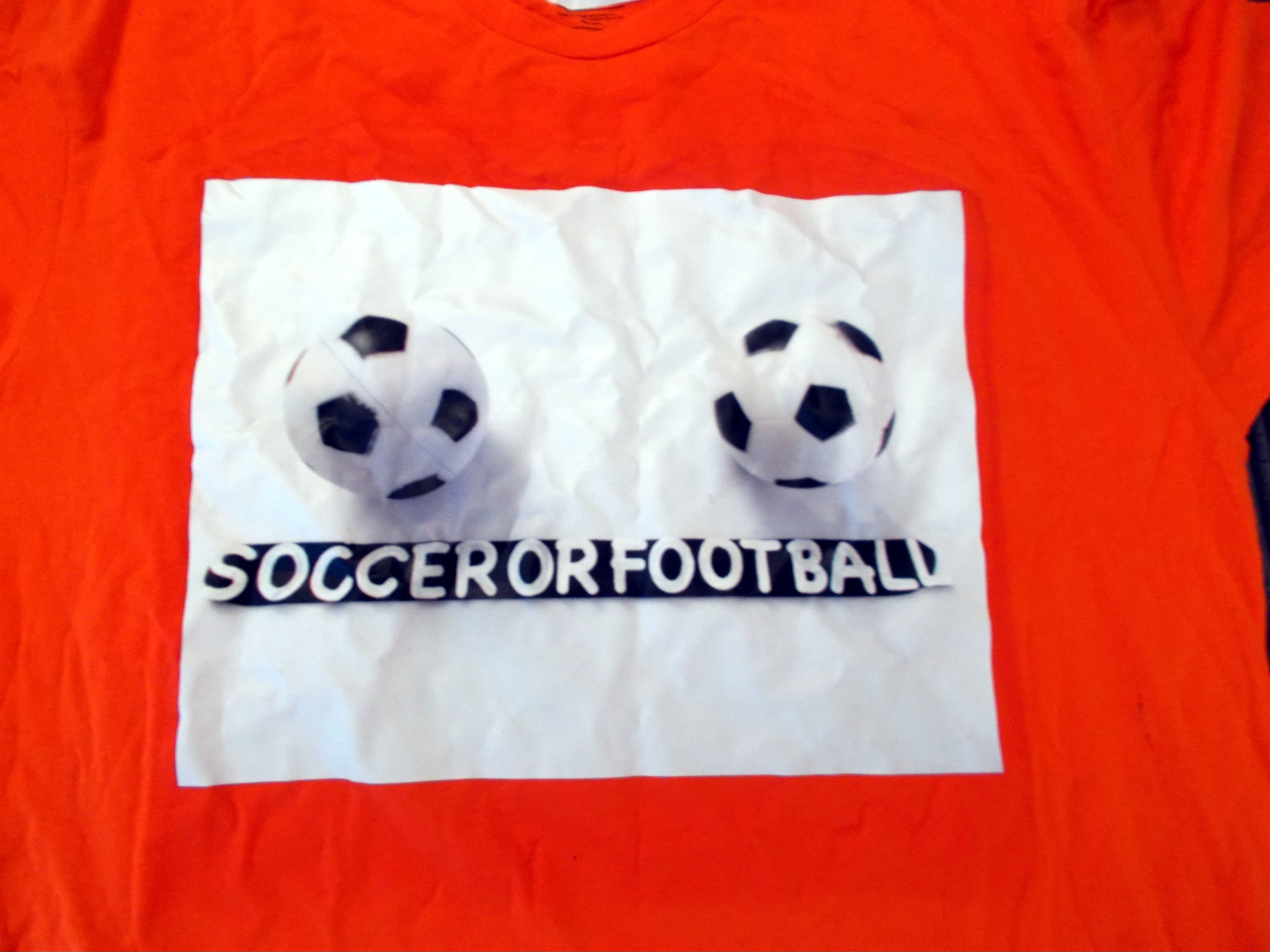 Soccer or Football All in the Name T-Shirt