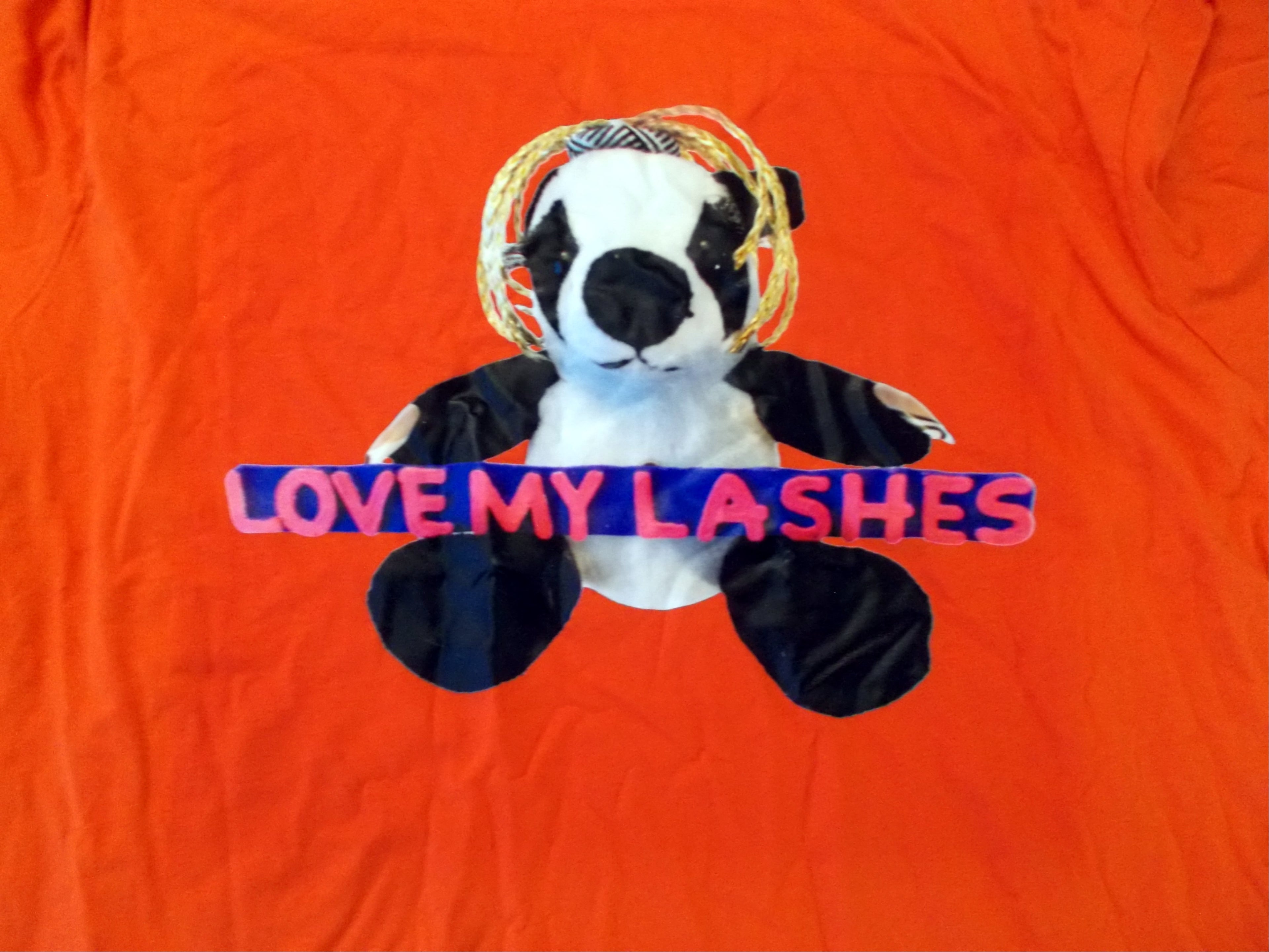 Love My Lashes Panda Bear T-Shirt