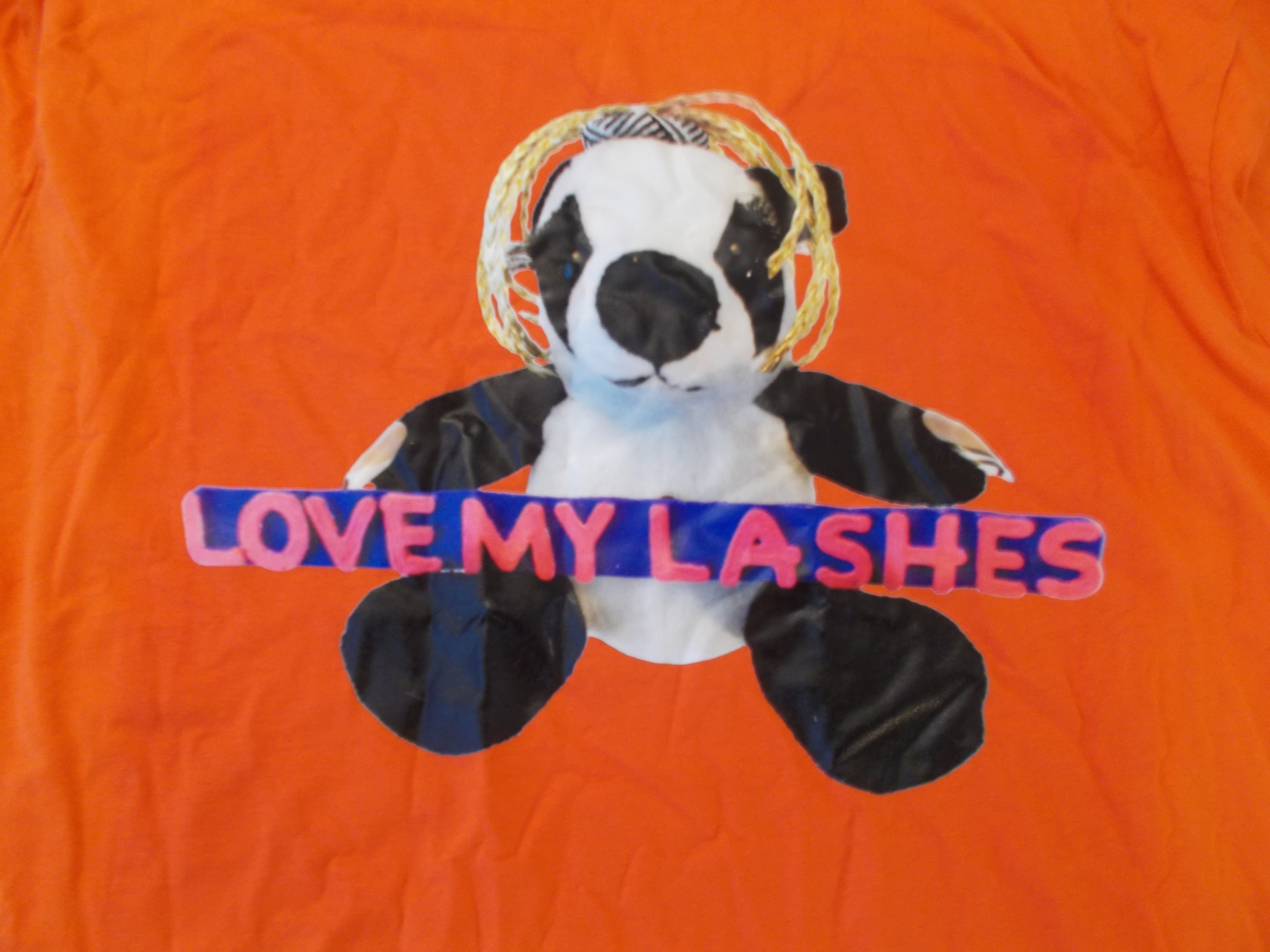 Love My Lashes Panda Bear T-Shirt