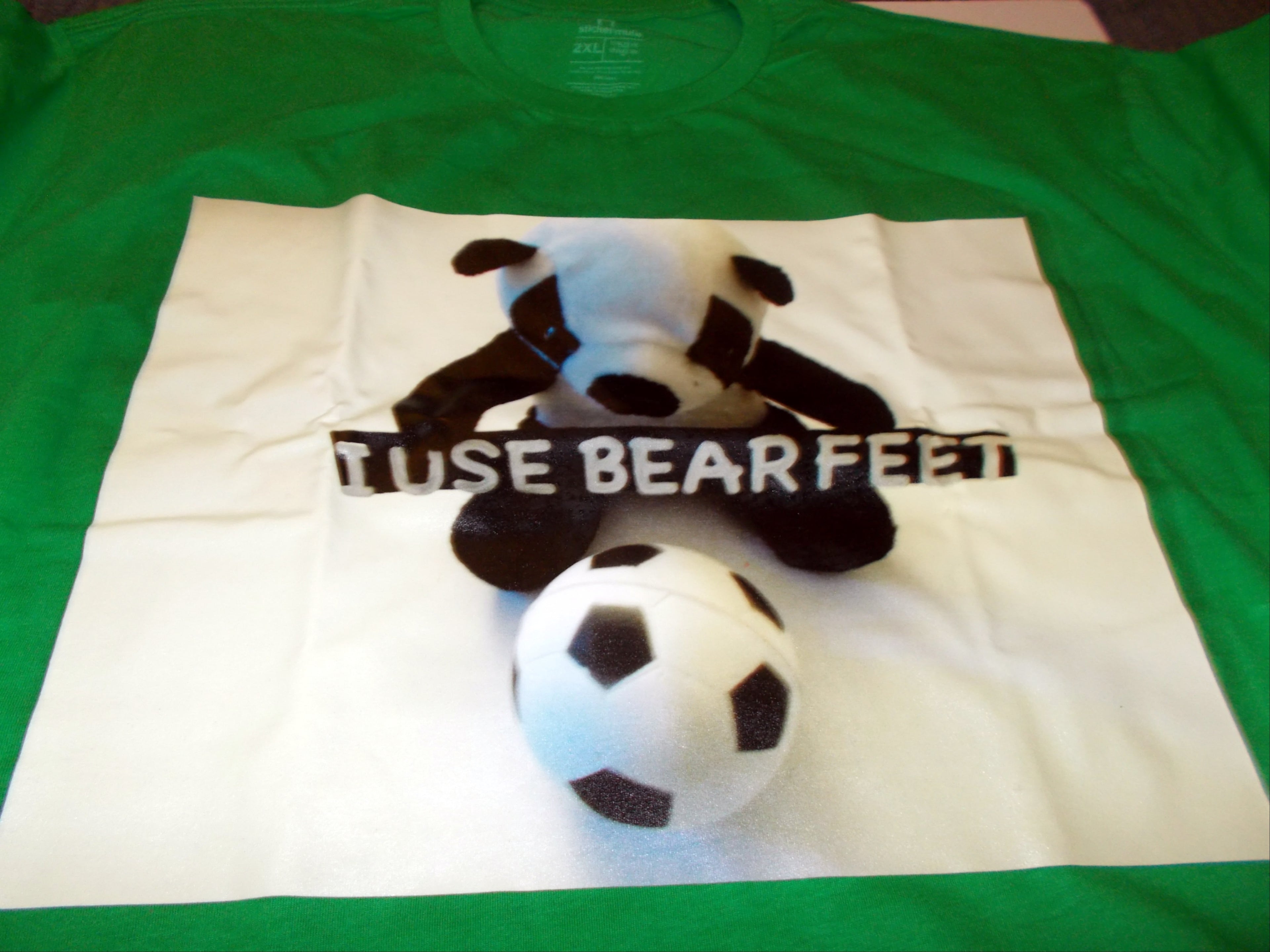 Kicked a Soccer Ball with Bear Feet T-Shirt