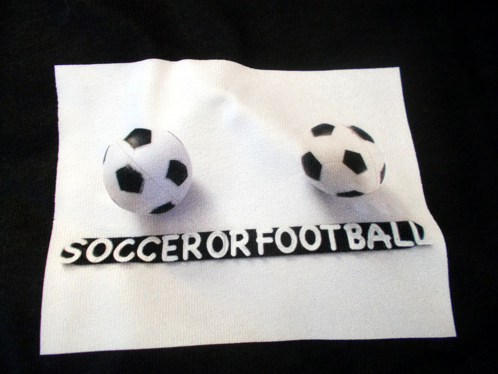 Soccer/Football T-Shirt Left Side Display