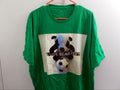 Panda Bear Illustration Kicked a Soccer Ball with Bear Feet T-Shirt