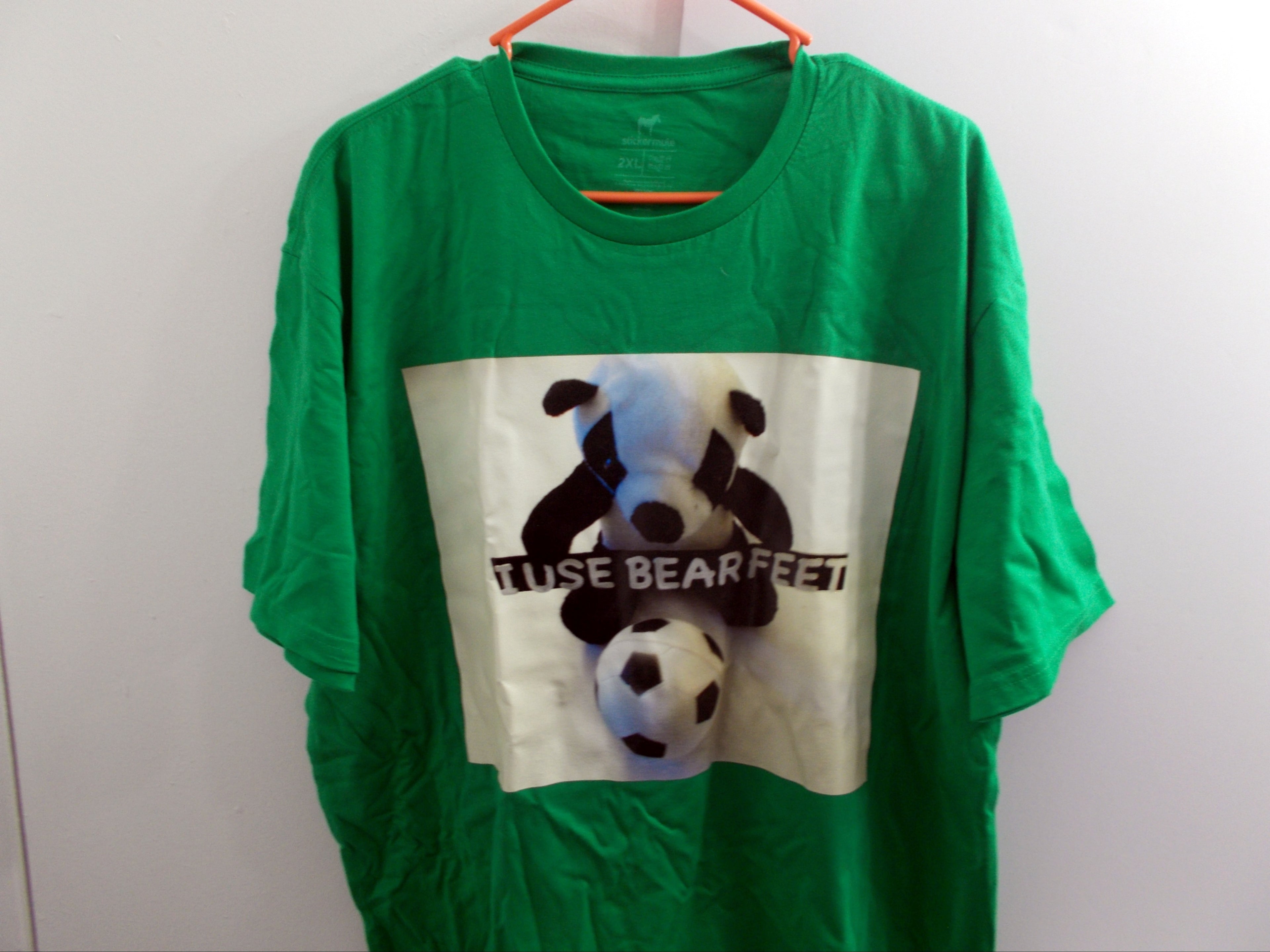 Kicked a Soccer Ball with Bear Feet T-Shirt