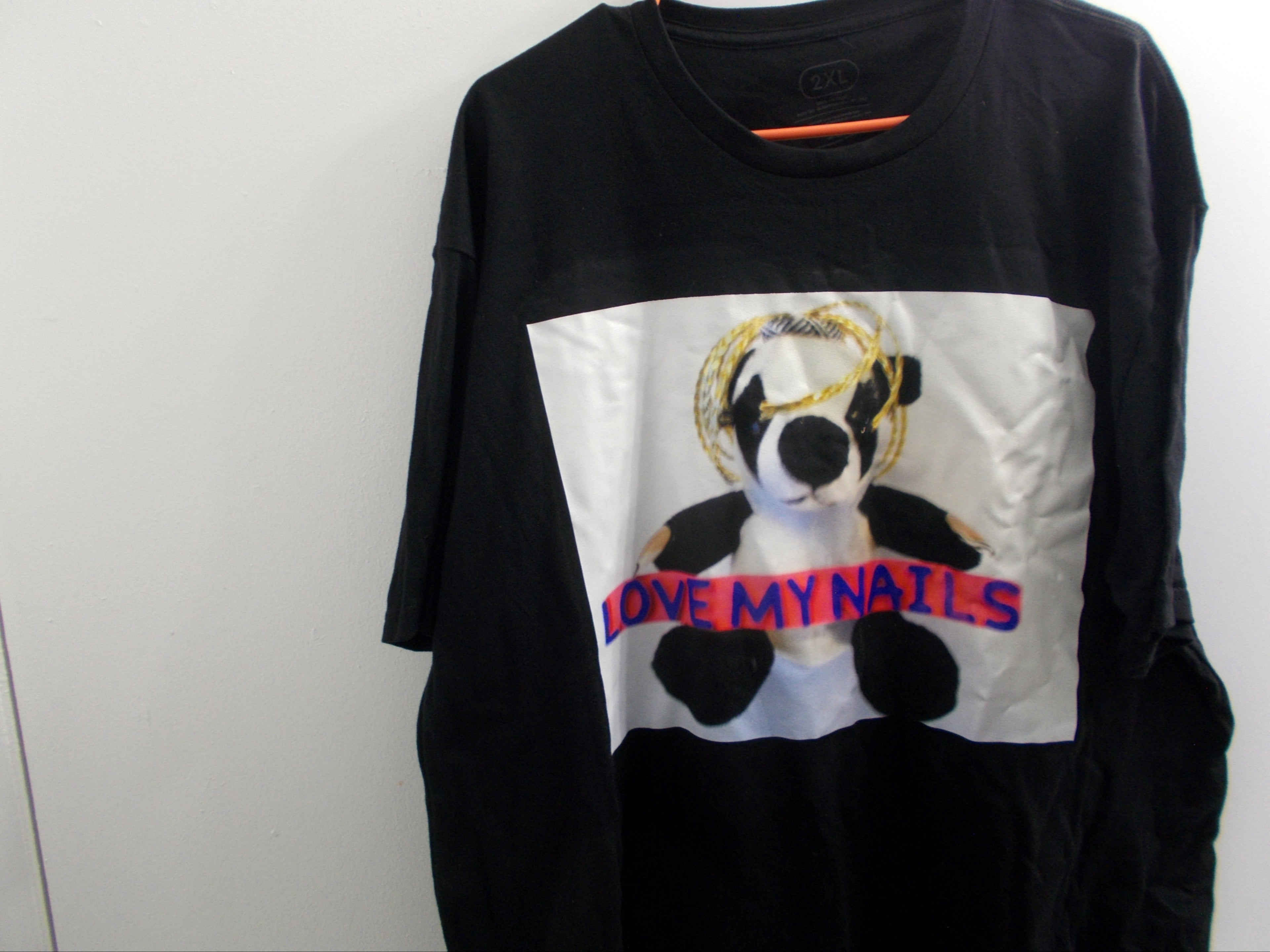 Love My Nails Panda Bear T-Shirt