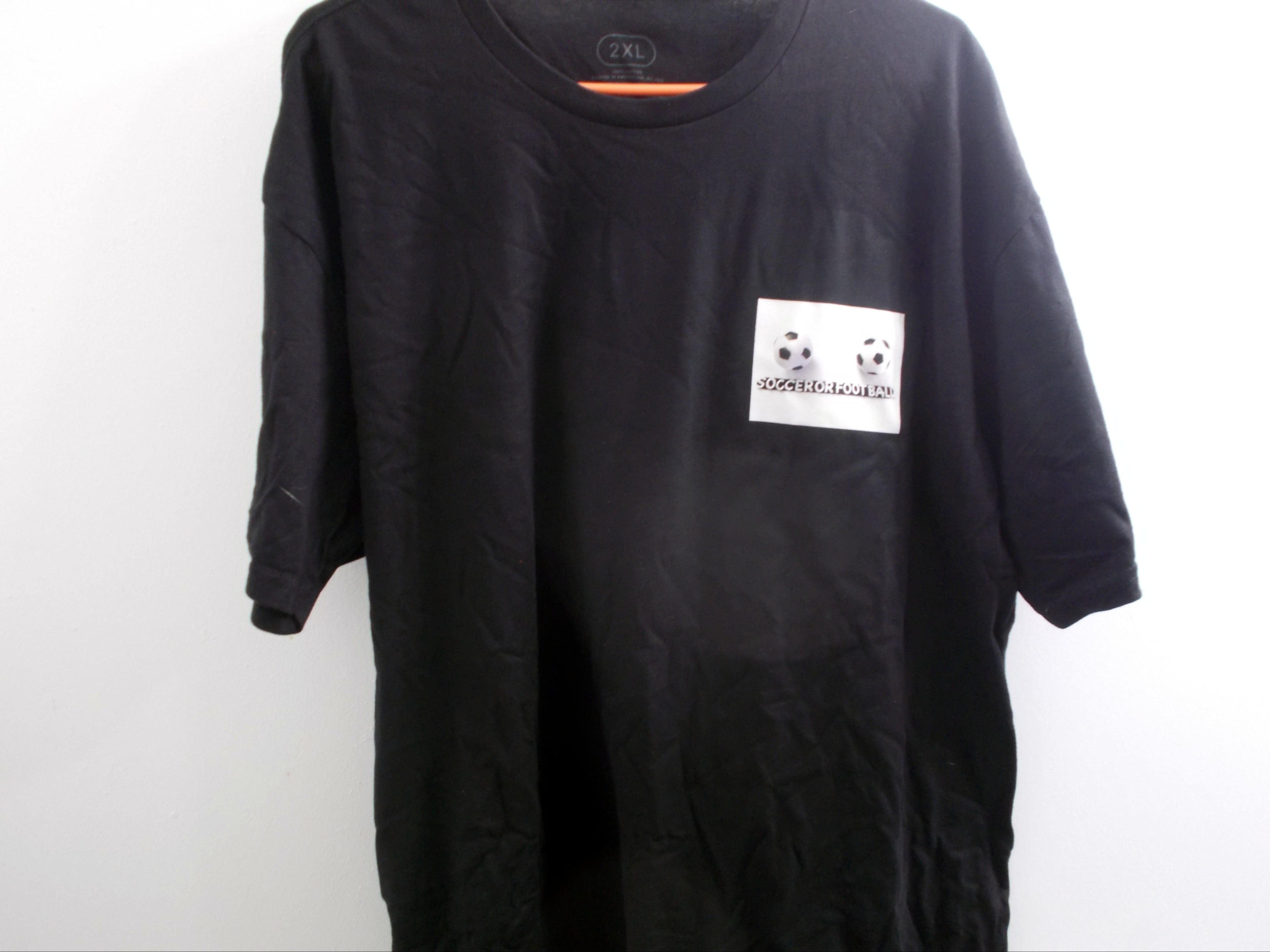 Soccer/Football T-Shirt Left Side Display