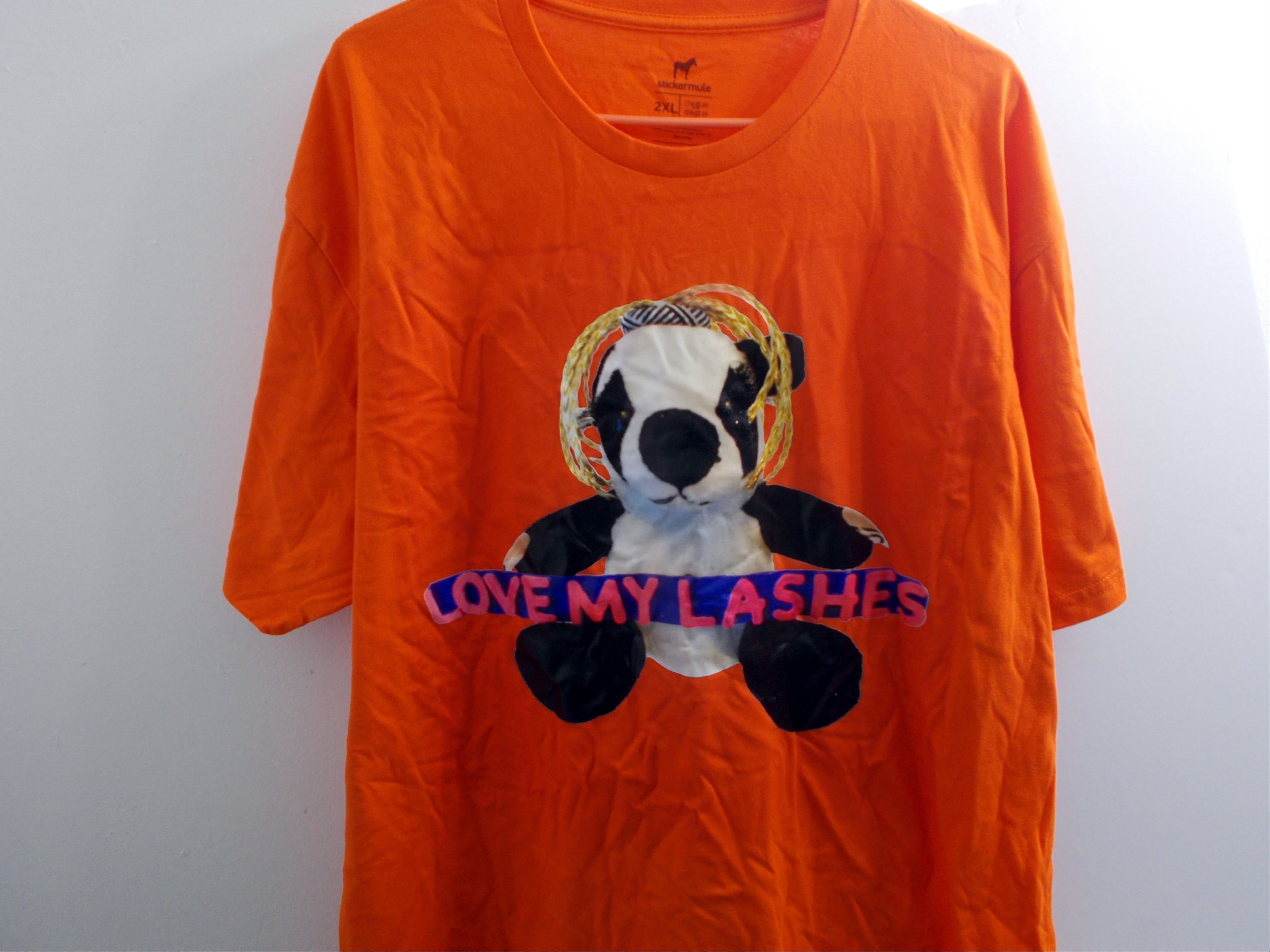 Love My Lashes Panda Bear T-Shirt