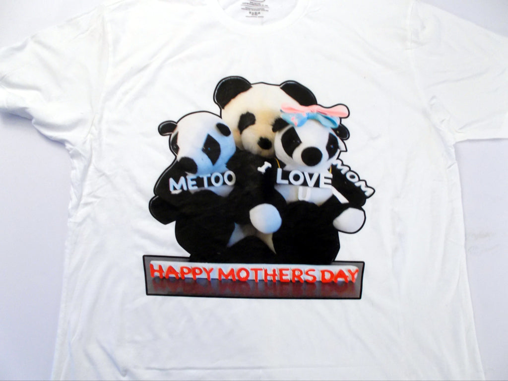 Panda Bears illustration of Happy Mother's Day Every Day T-Shirt