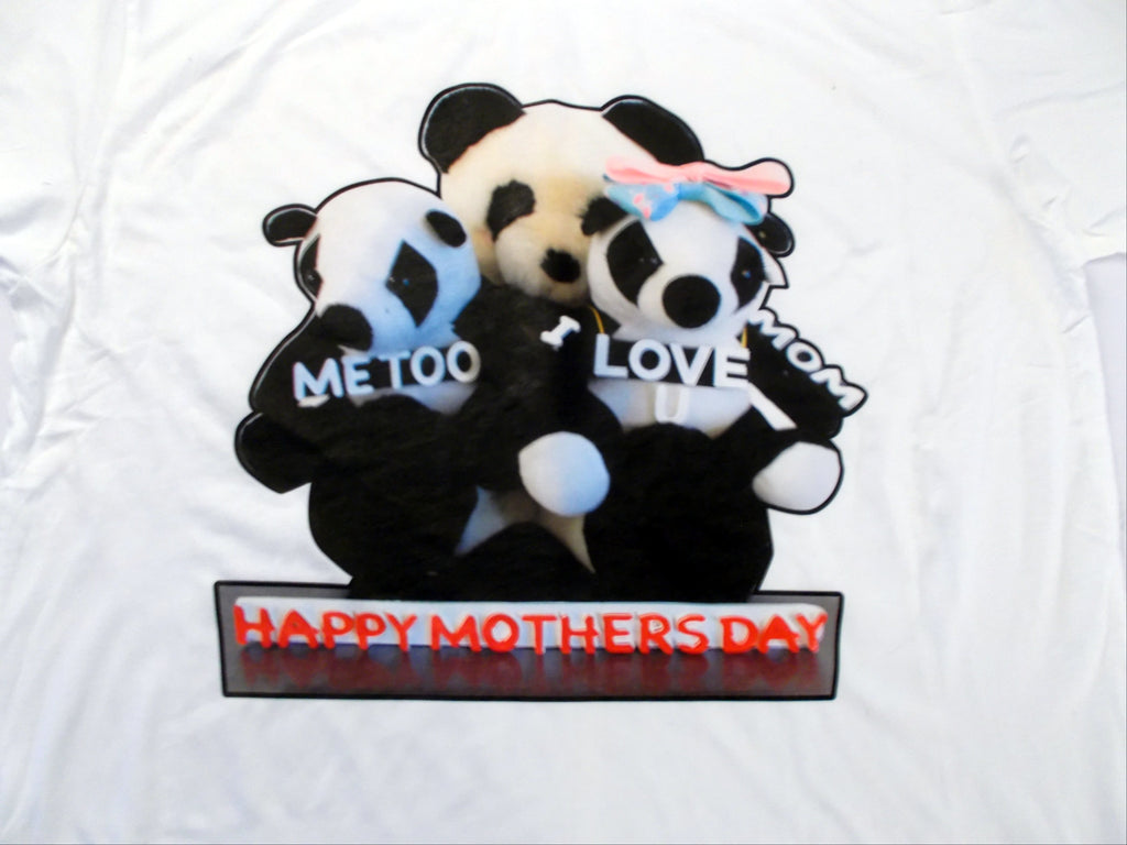 Panda Bears illustration of Happy Mother's Day Every Day T-Shirt