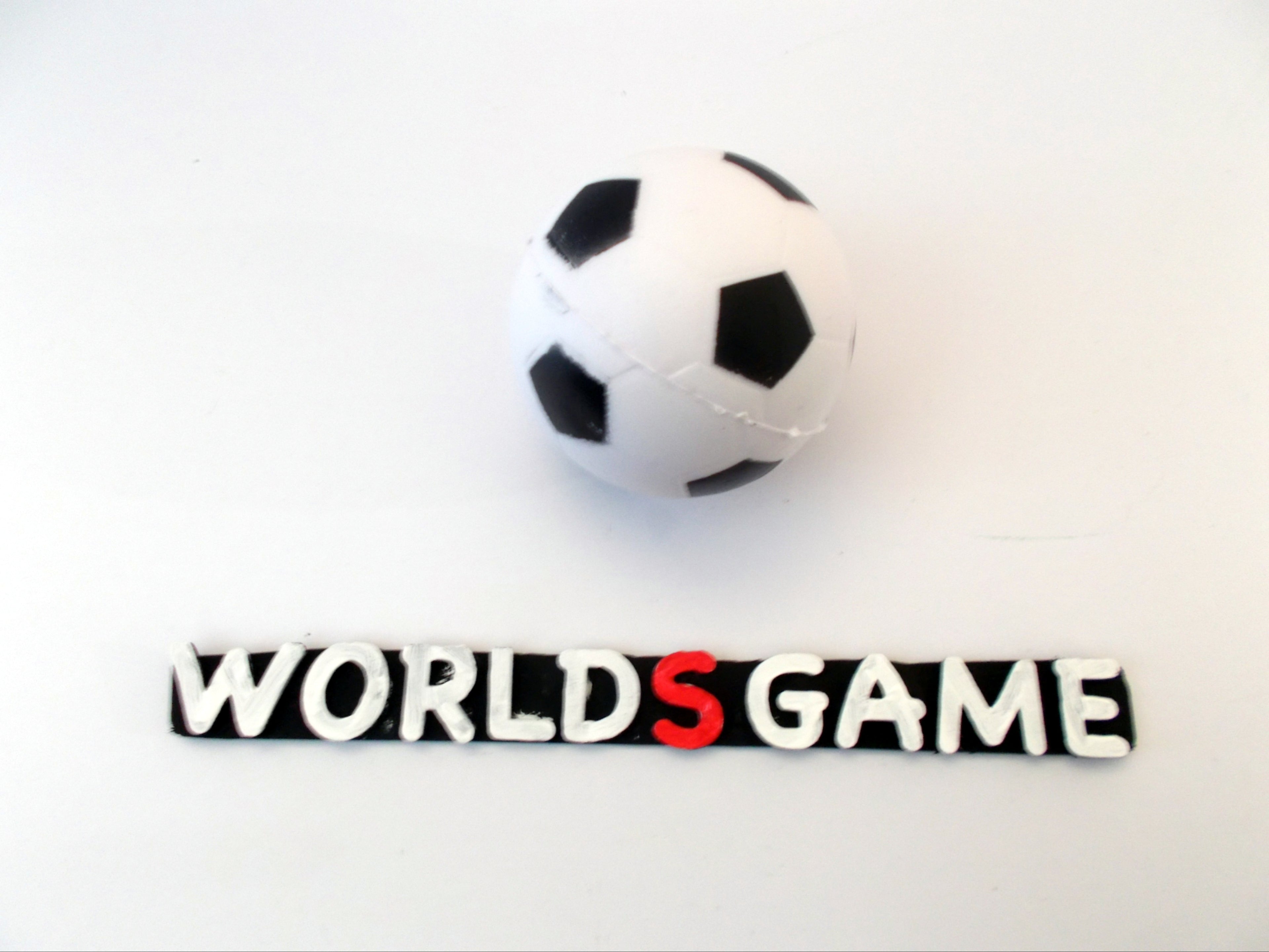 Miniature Soccer Ball with Car Hanger and Net