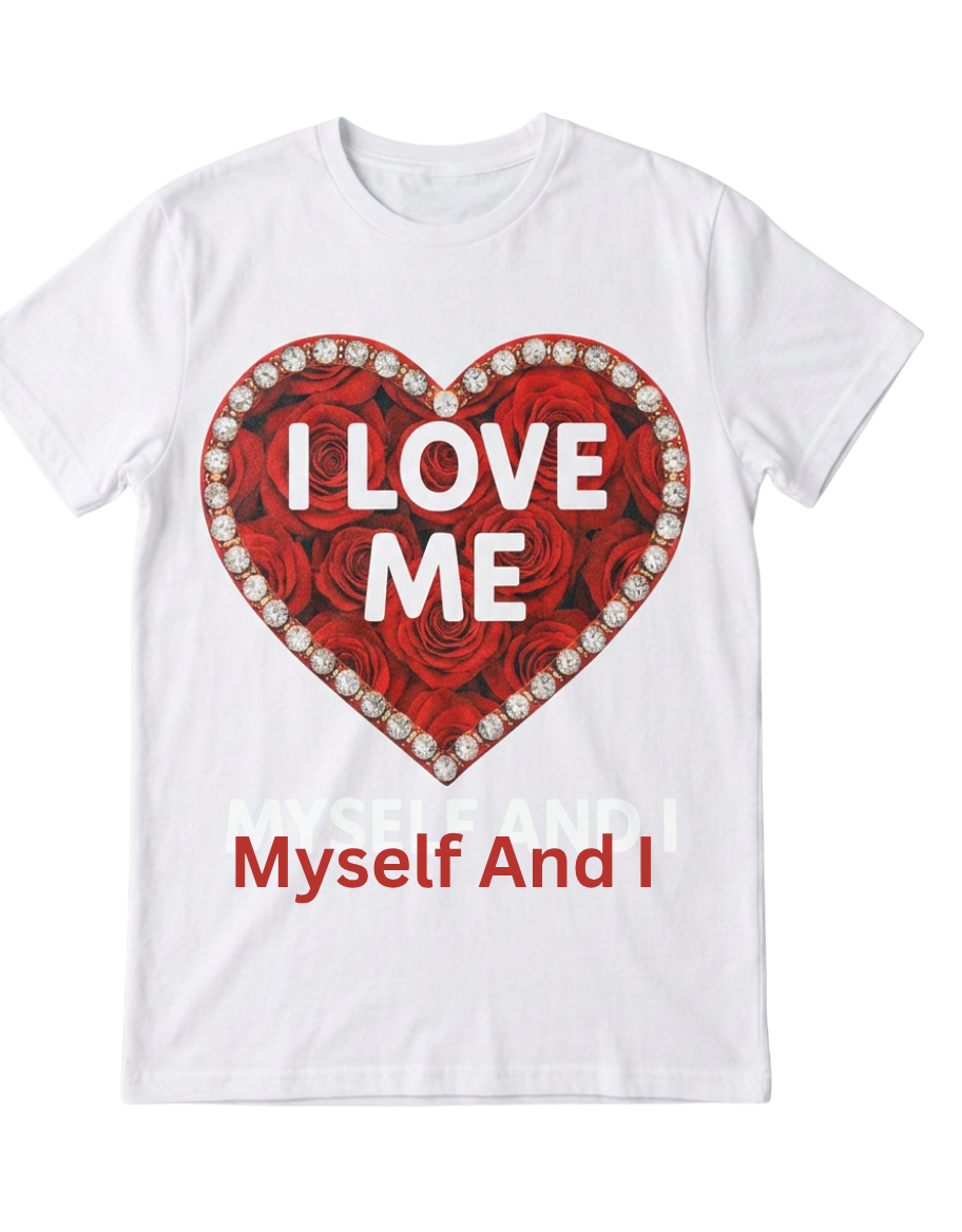 Love, Me, Myself and I T-Shirts and Transfers