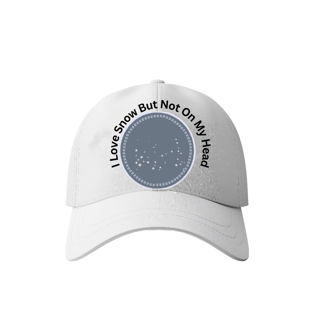 No Snow On My Head Baseball CAP