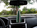 Pink and Green Tassel