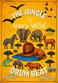 Digital Jungle Wall Poster