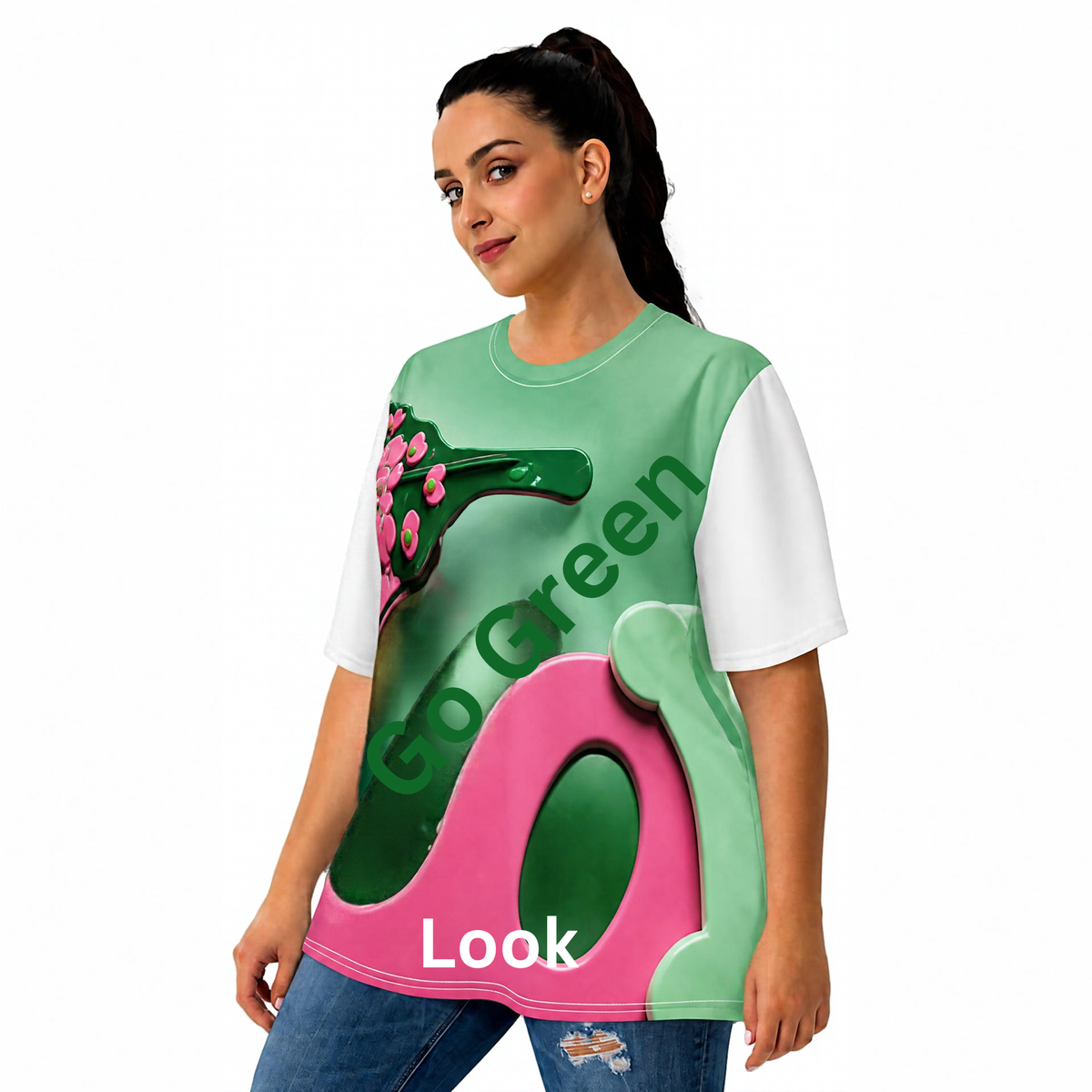 Pink and Green